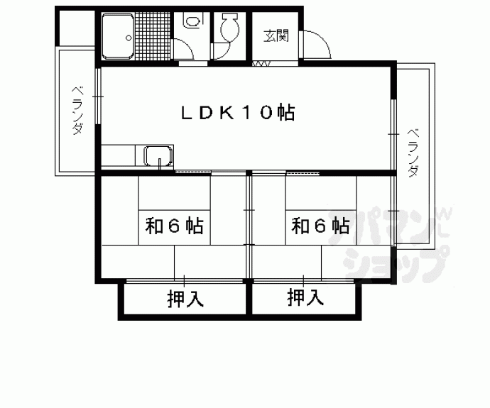 【ヴィラ・アサダ】間取