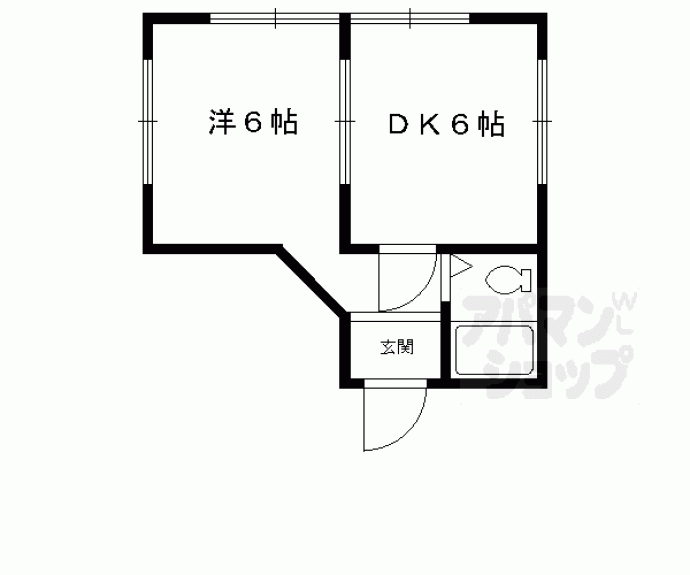 【メゾンみやこ】間取