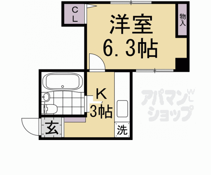 【Ｋ’ｓ　ＨＯＵＳＥⅡ】間取