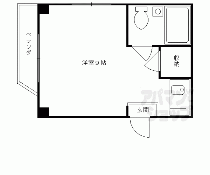 【白梅町グリーンハイツ】間取