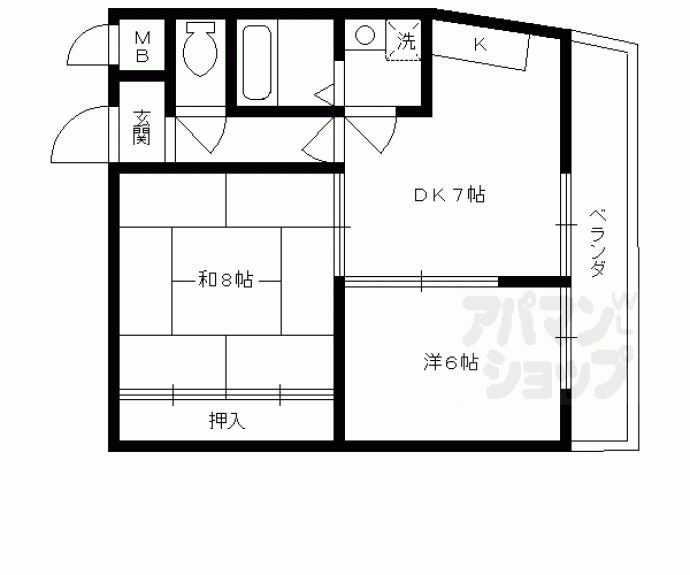 【ＦＯＲＵＭ東向日】間取