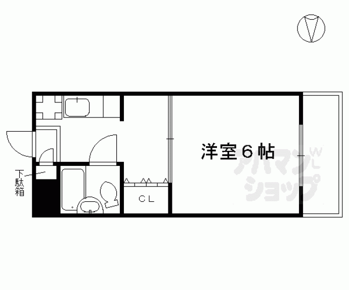 【神泉苑マンション】間取