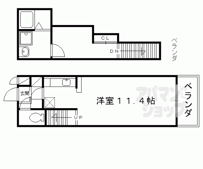 【パラディース竹宇】間取