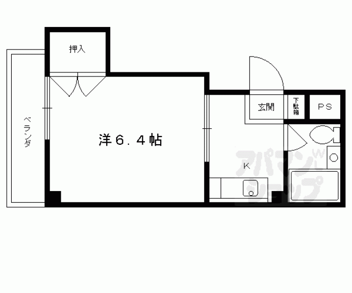 【フラット６】間取