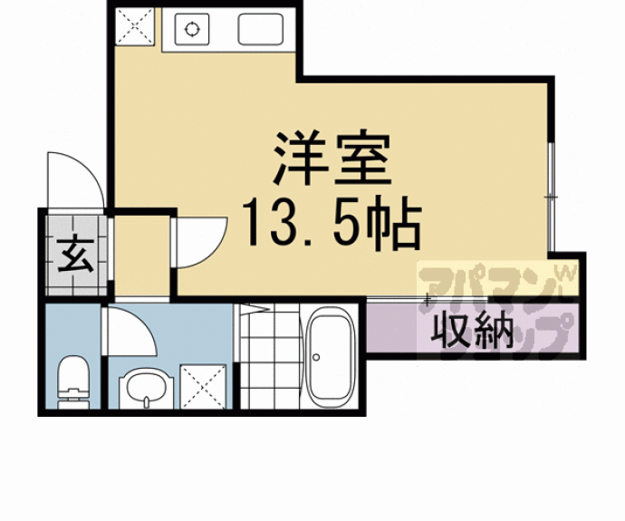 【鳴滝音戸山町マンション】間取