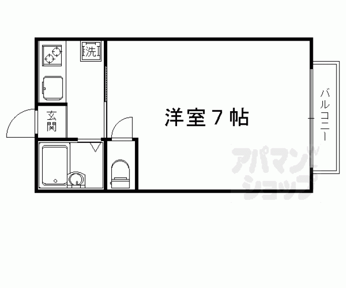 【パークハイツゆあさ】間取