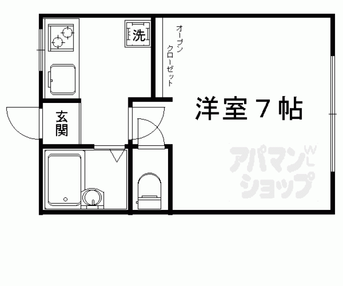 【パークハイツゆあさ】間取