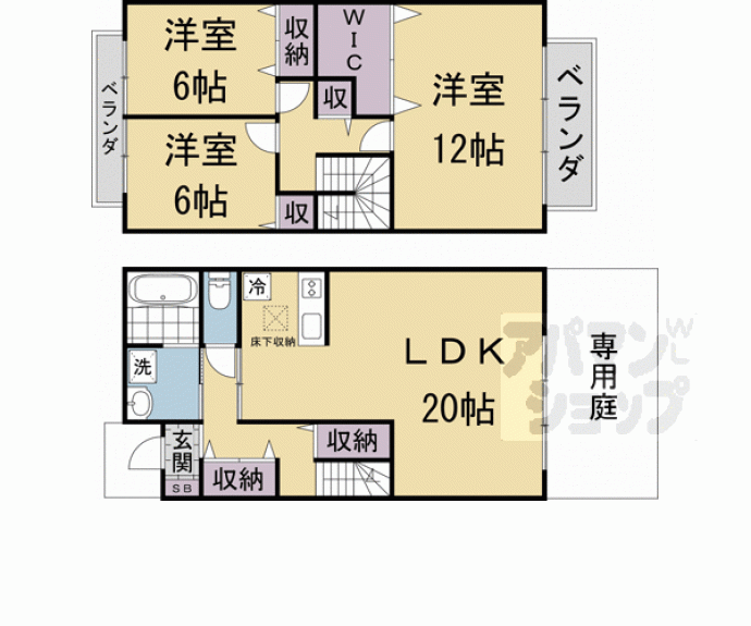 【シャンドゥローズ】間取