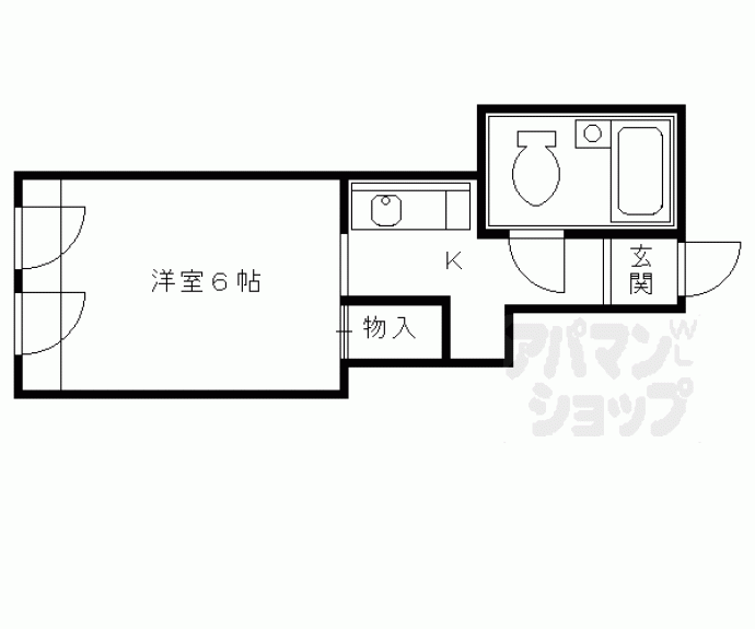 【エントランスライフ白梅町】間取