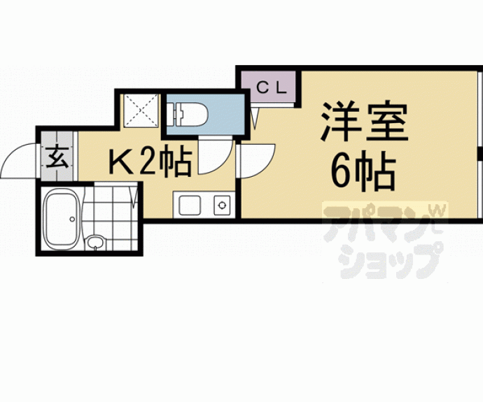 【エントランスライフ白梅町】間取