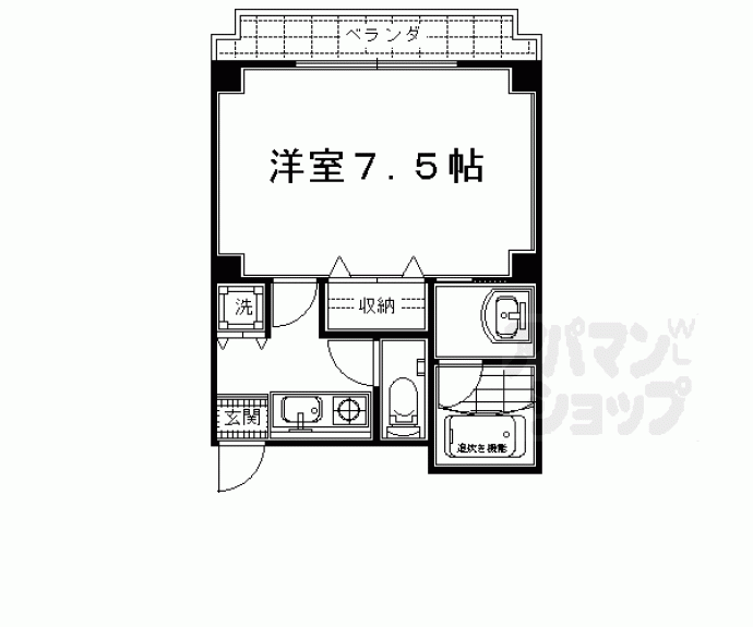 【パサディーナ円町】間取