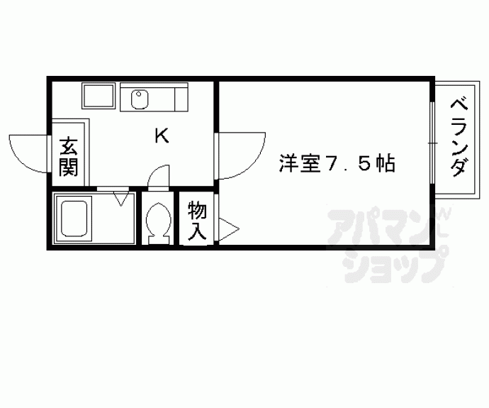 【ヴィラ園町】間取