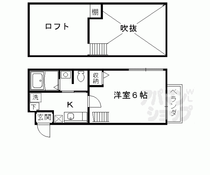 【ロフティ盧山寺千本】間取