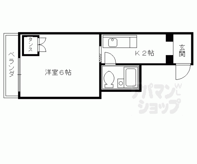 【ヴィラージュ白梅町】間取