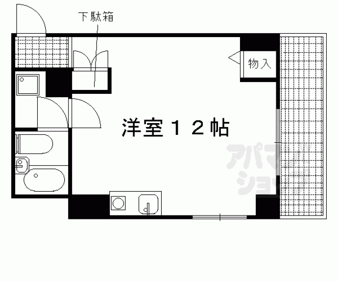 【ルミエール聚楽】間取