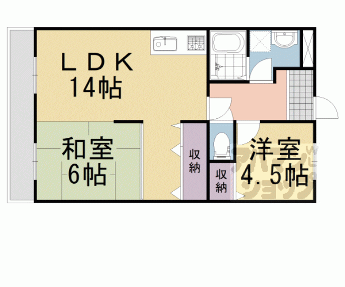 【グランコート長岡】間取