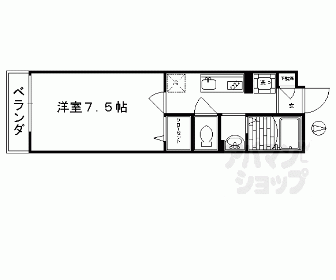 【エミネンス西京極】間取