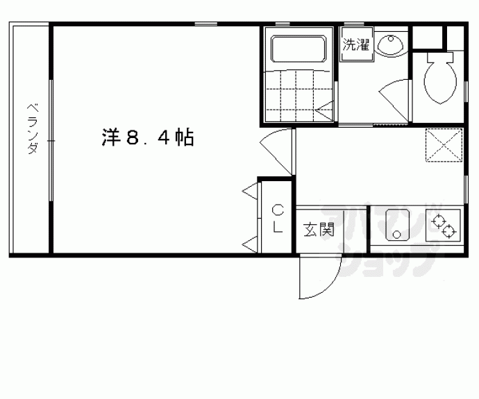 【翔鶴館（しょうかくかん）】間取