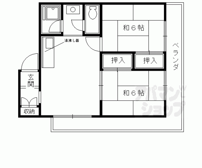 【ハイツ西裏】間取