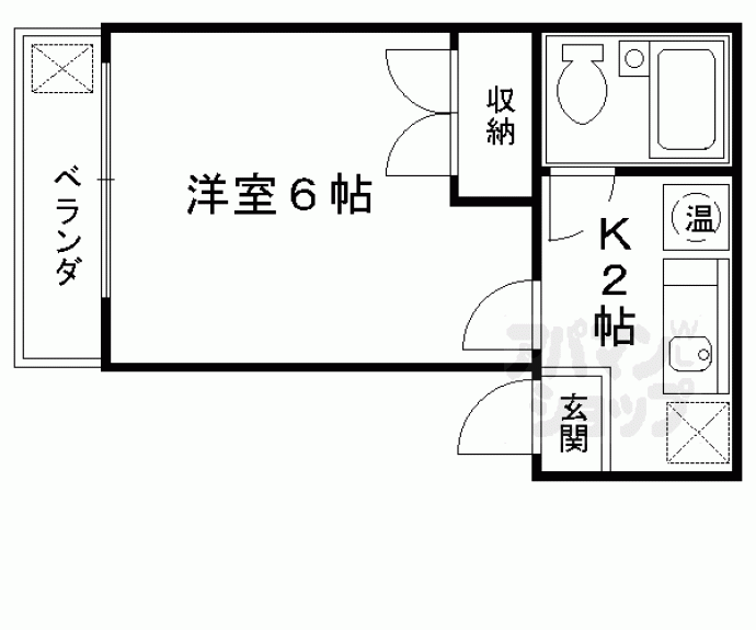 【アステール西院】間取