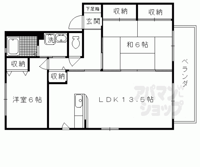 【グリーンハイツ鳴滝】間取