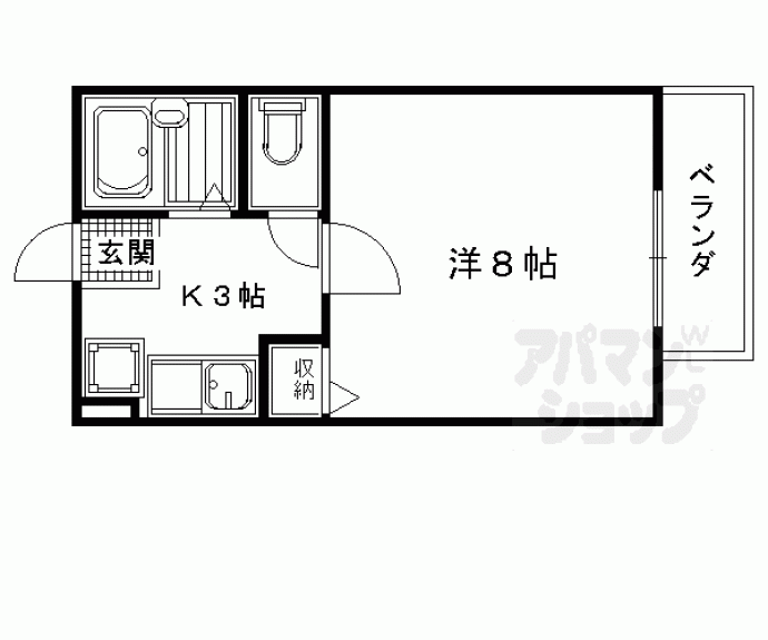 【シャルマン楠】間取