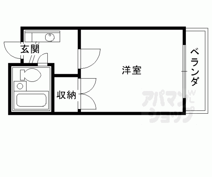 【ソサエティ塩見】間取