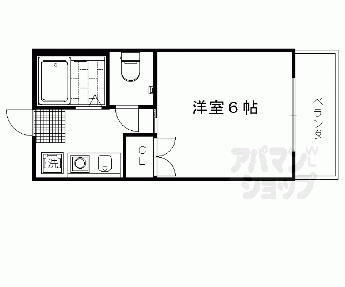 【ソサエティ塩見】間取