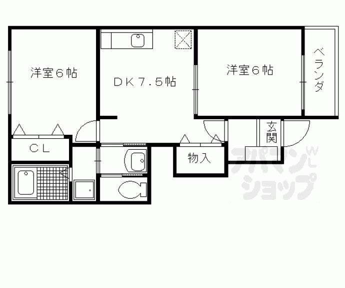 【コンフォート太秦】間取