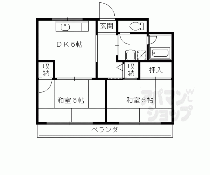 【エクレール高辻】間取