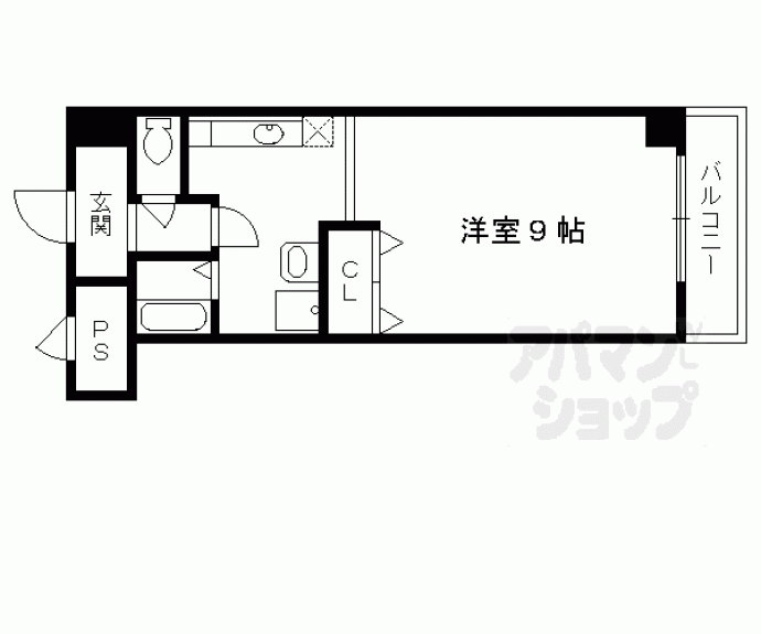 【本間御池ハイツ】間取