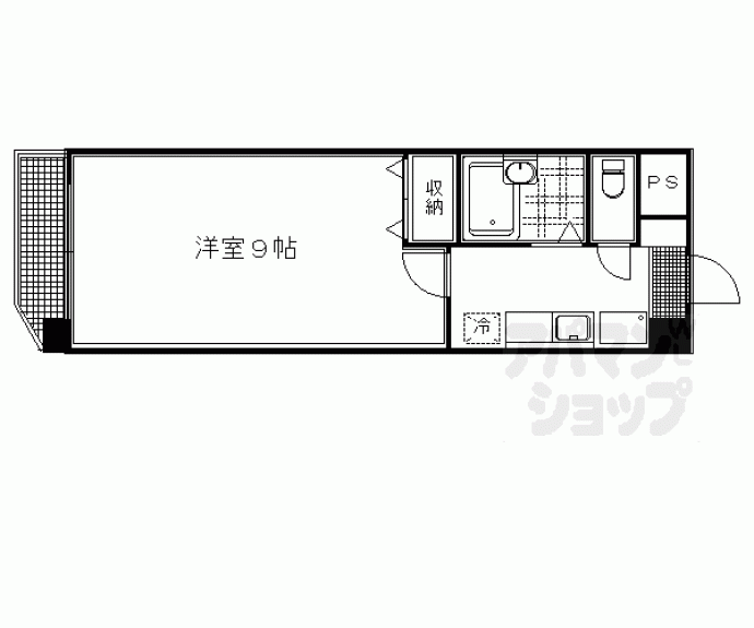 【ハウスセゾン朱雀大路】間取