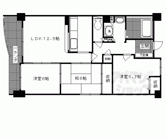 【第一東久ハイツ】間取