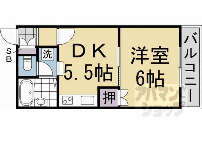 【シャルレ５番館】間取