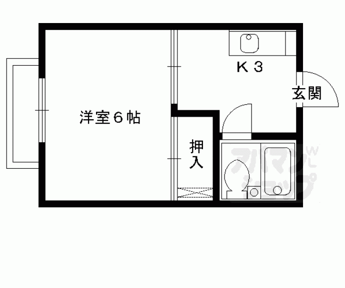 【サンハイツ】間取