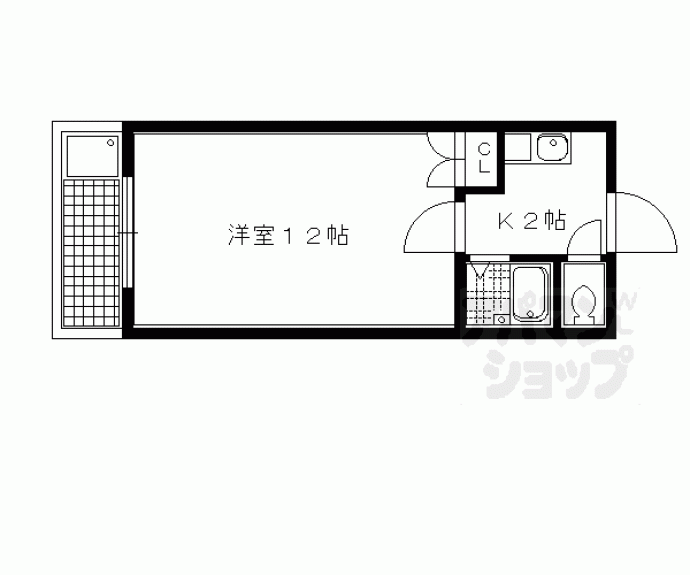 【ロイヤルコーポ大同】間取