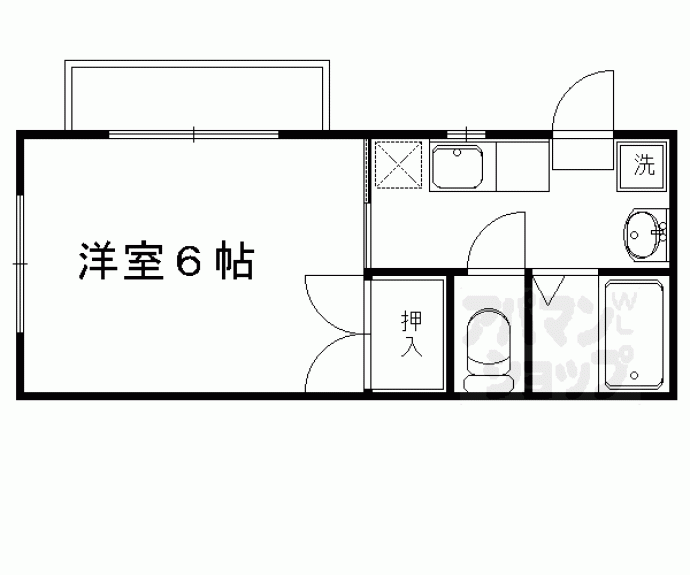 【ＭＡ・ＤＯＵＣＥ北山】間取