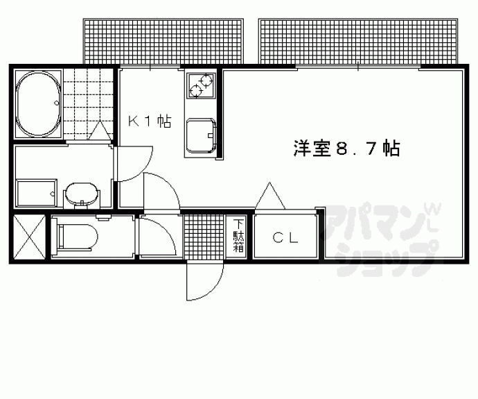 【ブドワール北山】間取