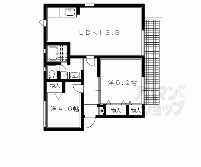 【センプレヴェルデ】間取