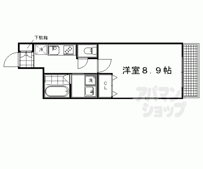 【カーサ東堀川】間取