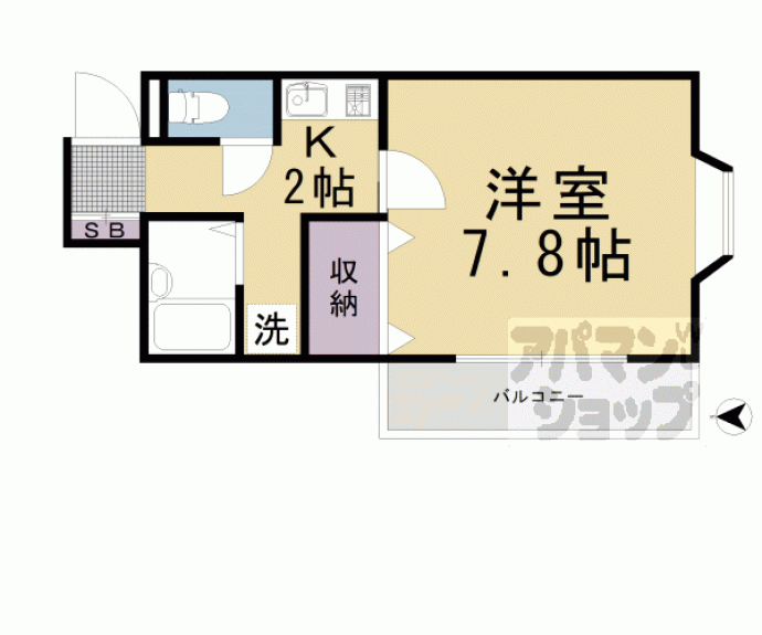 【ＴＯＳＴ宝ヶ池】間取