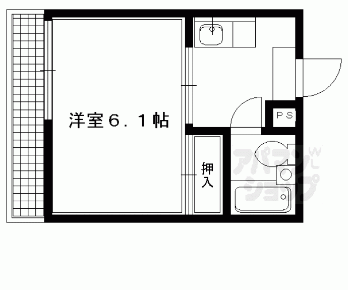 【シャン北白川】間取