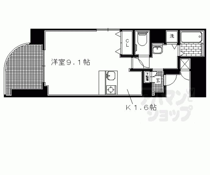 【プレサンス京都三条大橋東山苑】間取