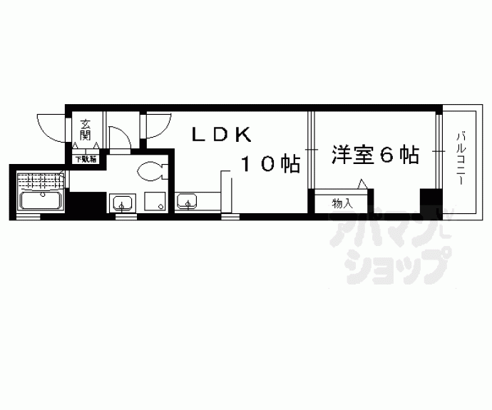 【ブローニュ御所東】間取