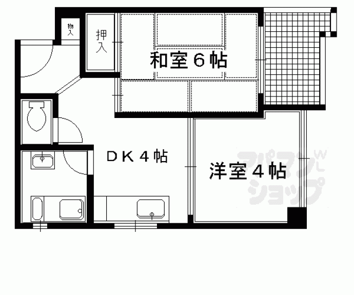 【サンシャイン鴨川】間取