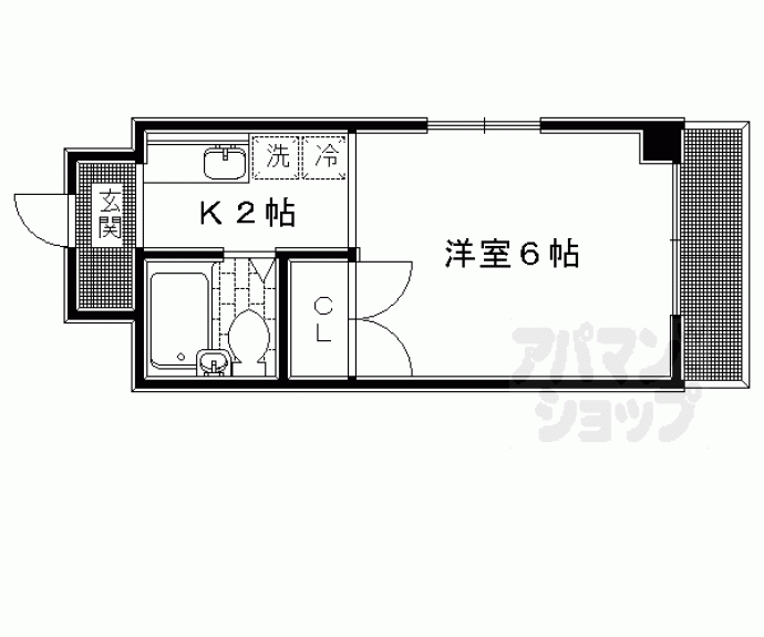 【サンパティック聖護院】間取