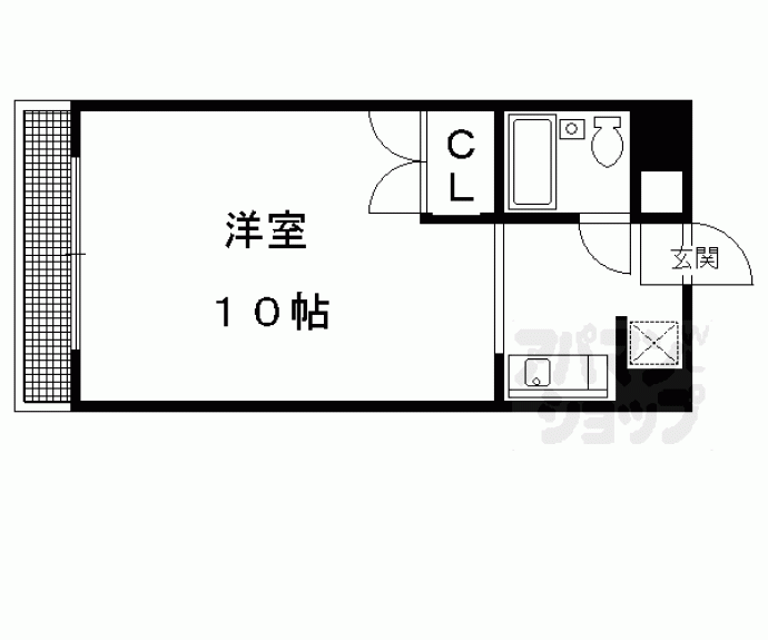 【紫野西藤ノ森町マンション】間取