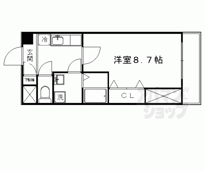 【ヴェルメゾン北山】間取