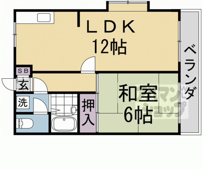 【エレガントコーポⅠ】間取