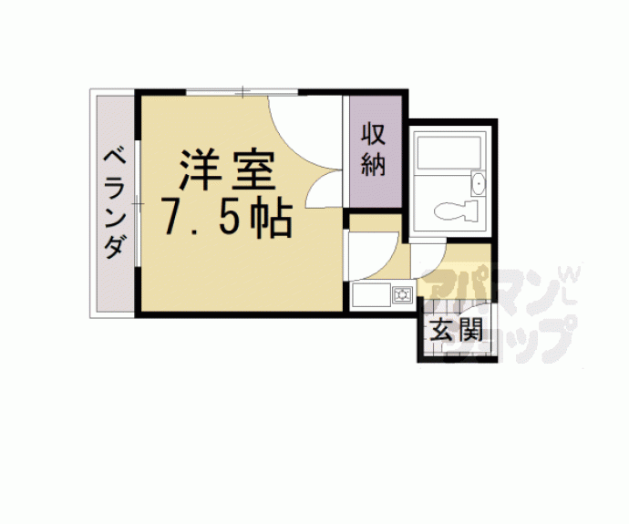 【サンコーポ白川】間取